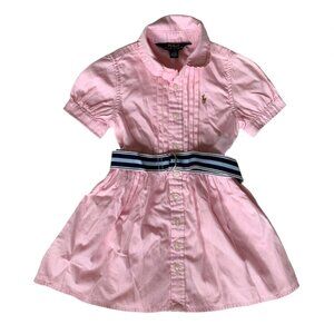 POLO Ralph Lauren Oxford Pink Shirtdress